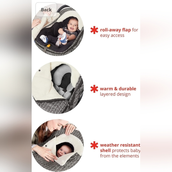 SKIP HOP Car Seat Cover in black - Picture 2 of 6